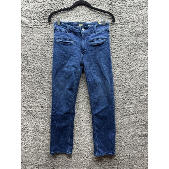 Anthropologie Denim - Maeve by‎ Anthropologie The Essential Slim Crop Denim Jeans Blue Womens Size 25